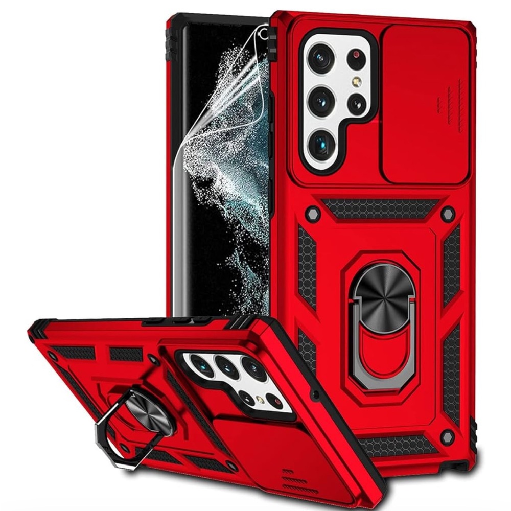 Samsung Galaxy S22 Ultra Case with Camera Lens Cover